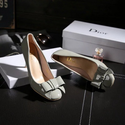 DIOR Shallow mouth kitten heel Shoes Women--011